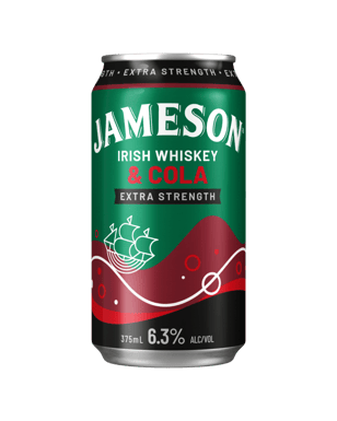 Jameson Triple Distilled Irish Whiskey & Cola 6.3% Cans 37  Can