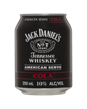 Jack Daniel's American Serve & Cola Cans 250ml  Can