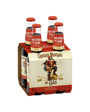 Captain Morgan Original Spiced Gold & Cola 330ml  Bottle