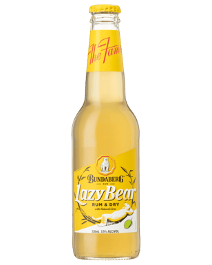 Bundaberg Lazy Bear Rum & Dry 330ml  Bottle