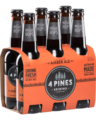 4 Pines American Amber Ale Bottles 330ml  Bottle