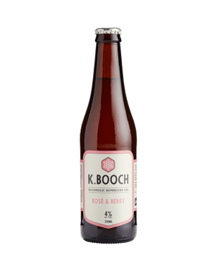 K.booch Rosé & Berry Alcoholic Kombucha 330ml  Bottle