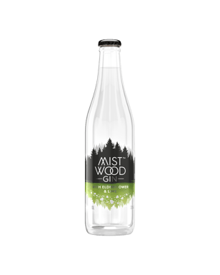 Mist Wood Gin With Elderflower & Lime 320ml  Bottle