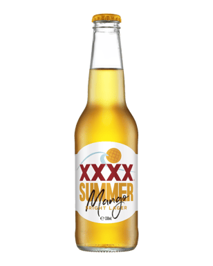 Xxxx Bright Lager With Mango Bottles 330ml  Bottle