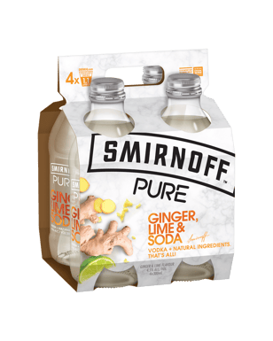 Smirnoff Pure Ginger, Lime & Soda 300ml  Bottle