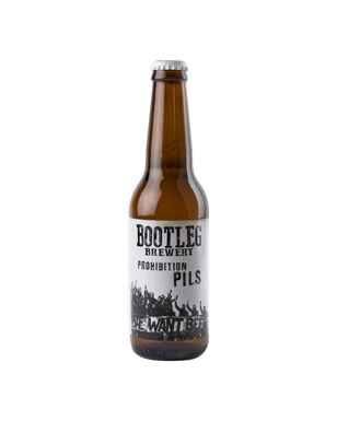 Bootleg Brewery Prohibition Pils 330ml  Bottle