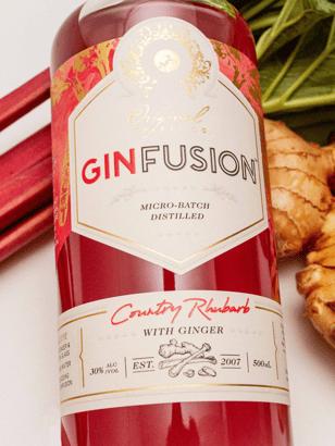 Original Spirit Co Ginfusion Rhubard & Ginger 500ml  Bottle