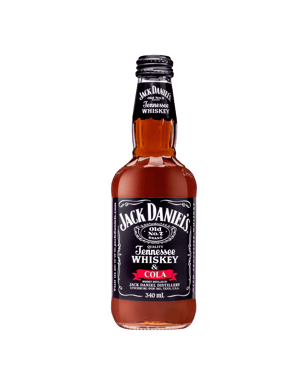 Jack Daniel's Tennessee Whiskey & Cola Bottle 340ml  Bottle