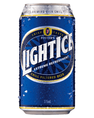 Foster's Light Ice 375ml  Can