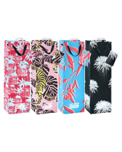 Licensing Essentials Double Rainbouu Gift Bags For Single Bottle  Each