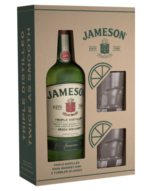 Buy Jameson Glasses Gift Pack 700ml Online Today Bws