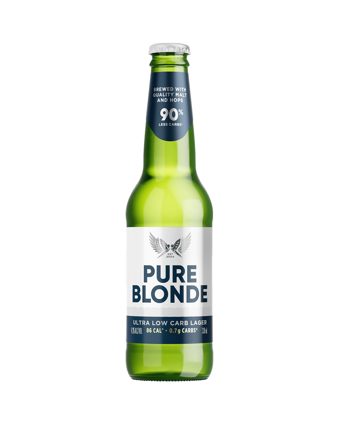 Pure Blonde Ultra Low Carb Bottles 330mL