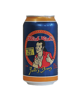 Yulli's Brews Slick Rick's Rampaging Red Ale Cans 375ml  Can