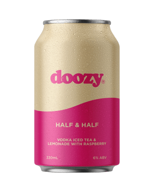 Doozy Half And Half Iced Tea Lemonade With Raspberry Can  Can