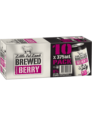 Little Fat Lamb Brewed Berry Can 375ml  Can