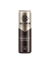 Baldwin Distilling Co Whiskey & Cola Cans 300ml  Can