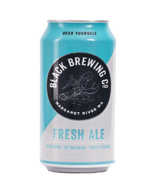 Black Brewing Co. Fresh Ale 375ml  Can