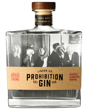 Prohibition Gin Carafe 700ml  Bottle