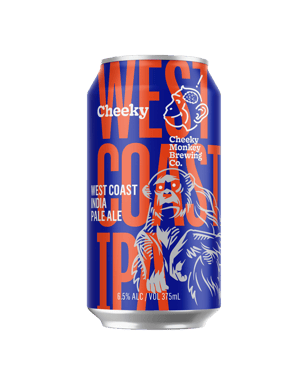 Cheeky Monkey Brewing Co West Coast Ipa Can 375ml  Can