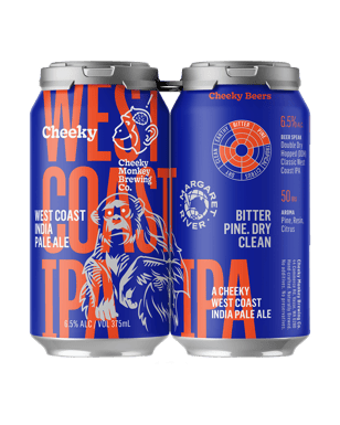 Cheeky Monkey Brewing Co West Coast Ipa Can 375ml  Can
