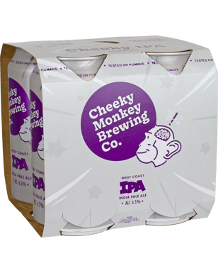 Cheeky Monkey Brewing Co West Coast Ipa Can 375ml  Can