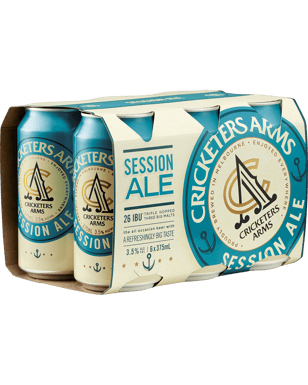 Cricketers Arms Session Ale Cans 375ml  Bottle
