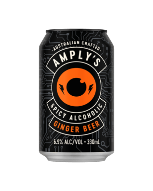 Amplys Ginger Beer Cans 330ml  Can