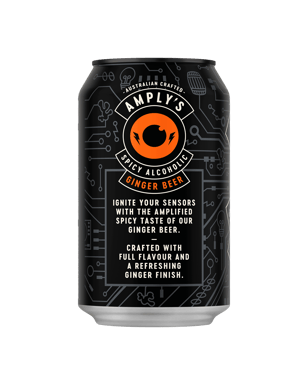 Amplys Ginger Beer Cans 330ml  Can