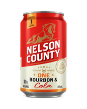 Nelson County Bourbon & Cola 3.5% Cans 375ml  Can