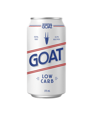 Mountain Goat Low Carb Lager Can 375ml  Can