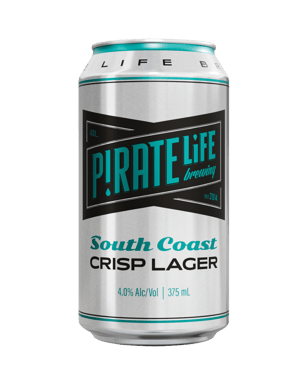 Pirate Life South Coast Crisp Lager Can 375ml  Can