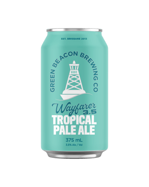 Green Beacon Wayfarer 3.5 Tropical Pale Ale Cans 375ml  Can