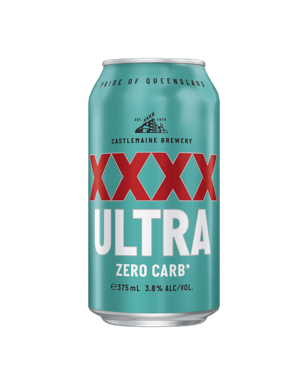 Xxxx Ultra Zero Carb Carton Cans 375ml  Can