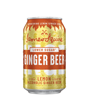 James Squire Lower Sugar Alcoholic Ginger Beer With Lemon Cans   Can
