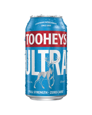 Tooheys Ultra Zero Carb Can 375ml  Can