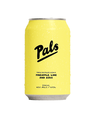 Vodka Pineapple Lime and Soda Can 330mL 