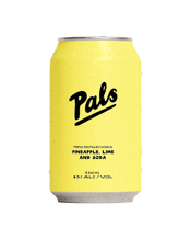 Pals Vodka Pineapple Lime And Soda Can 330ml  Can