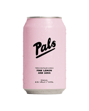 Vodka Pink Lemon and Soda Can 330mL 