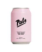 Pals Vodka Pink Lemon And Soda Can 330ml  Can