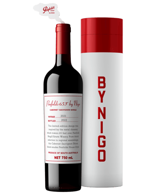 Penfolds 65f By Nigo Cabernet Sauvignon Shiraz Gift Box 202  Bottle