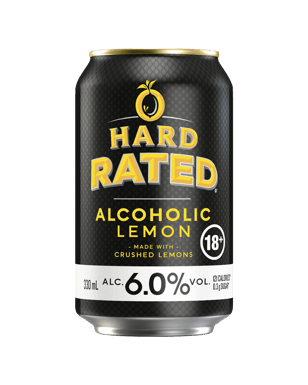 Hard Rated Lemon 6% Cans 330ml  Can