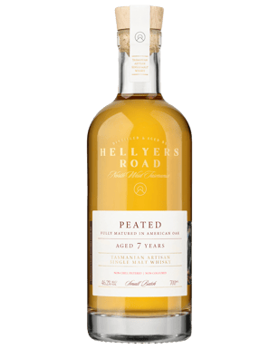 Hellyers Road 7 Year Old Peated Single Malt Whisky 700ml  Bottle