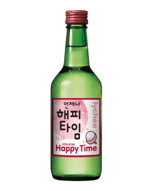 Happy Time Lychee 360ml  Bottle