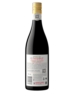 Drop Of Sunshine Cabernet Sauvignon  Bottle