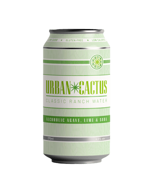 Urban Cactus Classic Ranch Water 375ml  Can