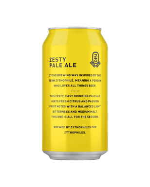Zytho Brewing Zesty Pale Ale Cans 375ml  Can