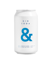Gin Soda & Cans 355ml  Can