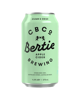 Cbco Brewing Bertie Apple Cider Cans 375ml  Bottle