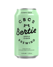 Cbco Brewing Bertie Apple Cider Cans 375ml  Bottle
