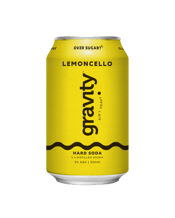 Gravity Seltzer Co. Lemoncello Hard Soda Cans 330ml  Can